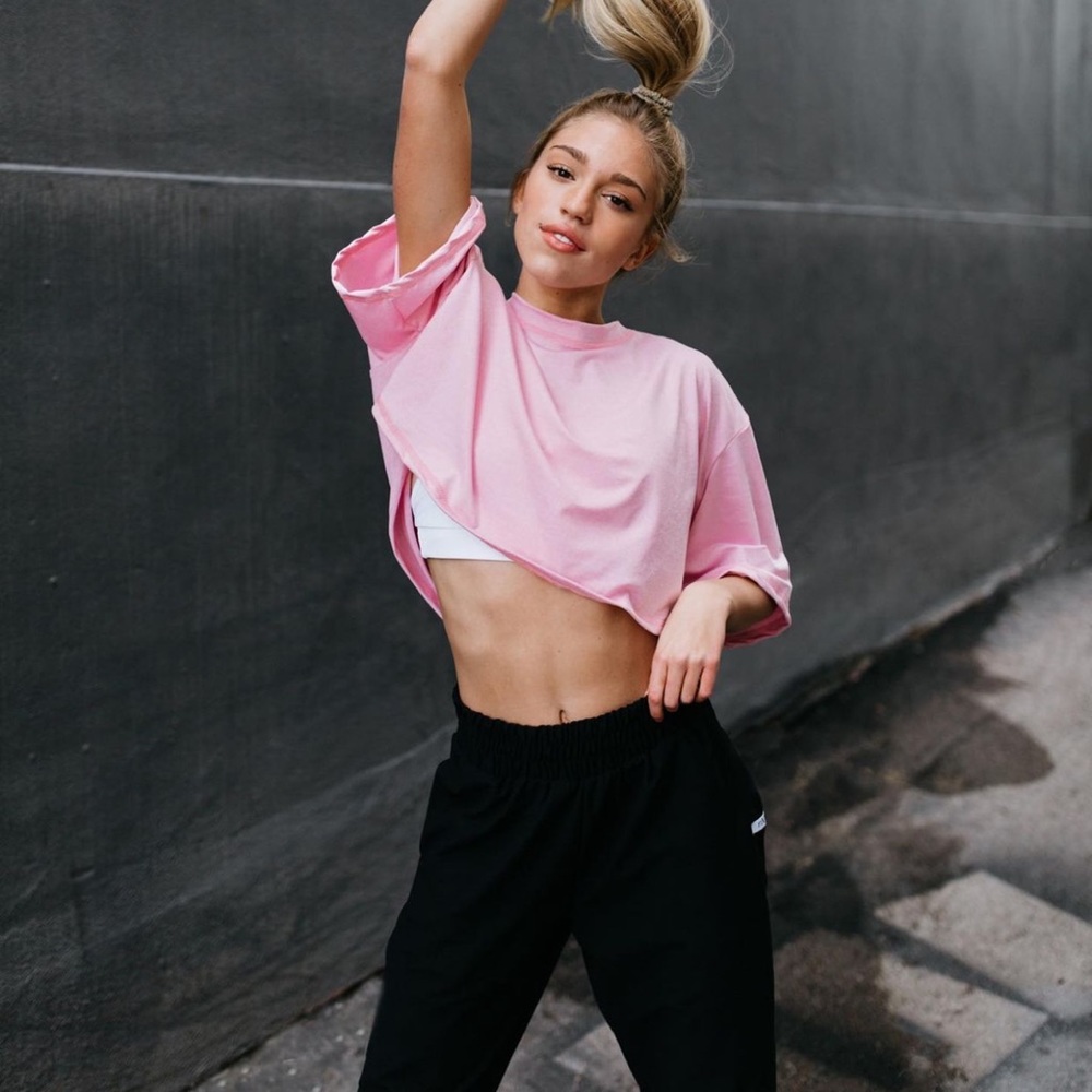 Five Dancewear Rebel Crop Top in Pink